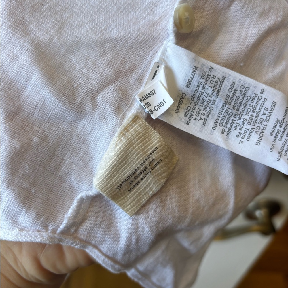 Madewell Linen-Blend Hilltop Shirt - Picture 5 of 5